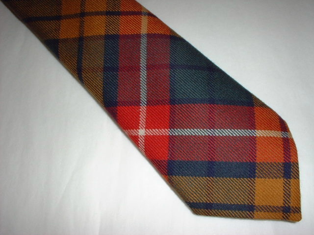 buchanan plaid tie