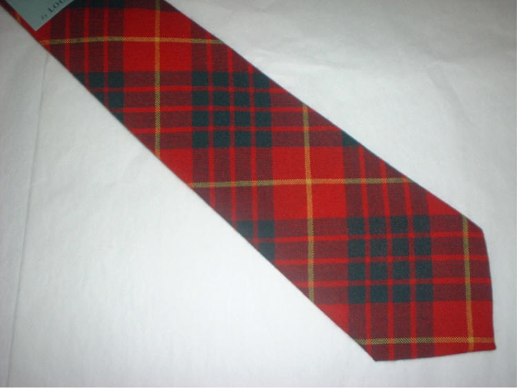 bruce tartan tie