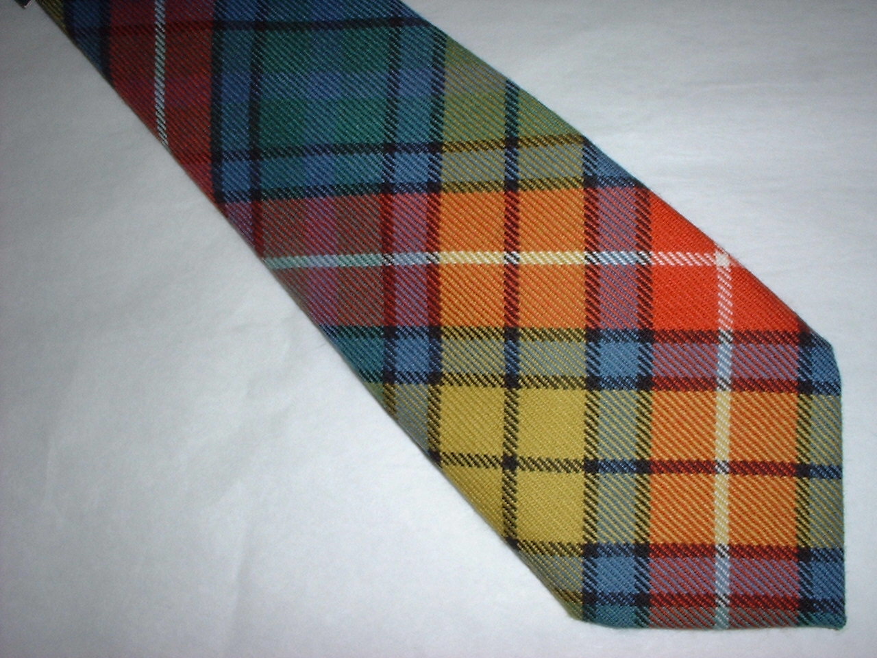 buchanan plaid tie