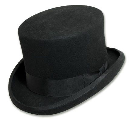 English Topper Top Hat